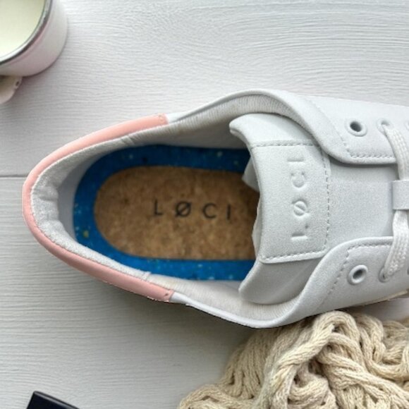 LØCI Origin Sneakers - White/Pink/Sand - Size US 10 / EU 42 - Picture 8 of 10